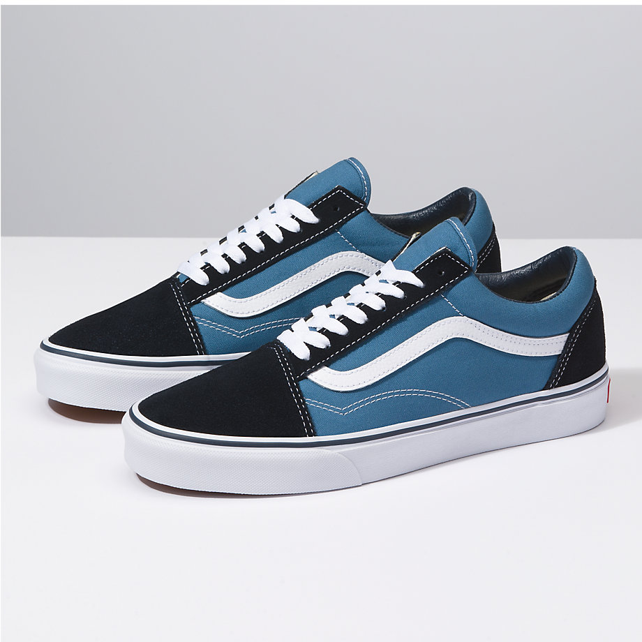 Vans Erkek Spor Ayakkabı Old Skool Lacivert/Beyaz | 40736-832